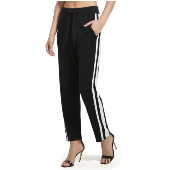 ATM Anthony Thomas Melillo Pants - ATM Cashmere Blend Jacquard Stripe Sweater Pant